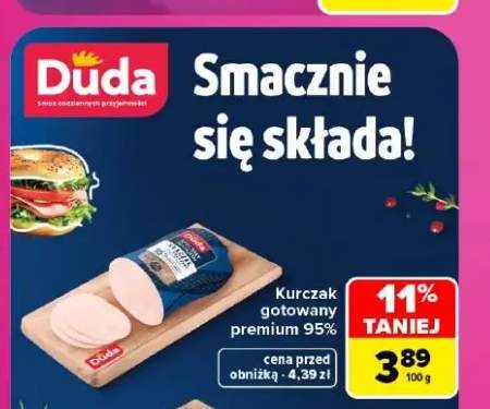 Kurczak gotowany premium 95% Duda