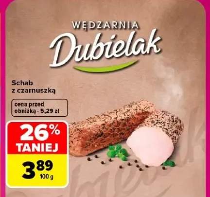 Schab z czarnuszką Wędzarnia Dubielak