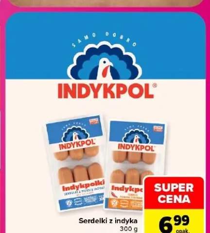 Serdelki z piersią indyka Indykpolki Indykpol +1 wariant