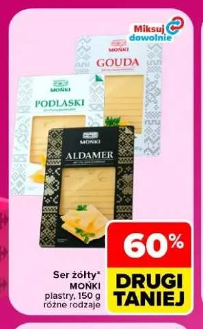 Ser żółty w plastrach Mońki