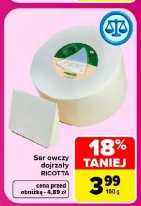Ser owczy dojrzały Ricotta