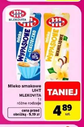 Mleko UHT smakowe Wypasione Mlekovita