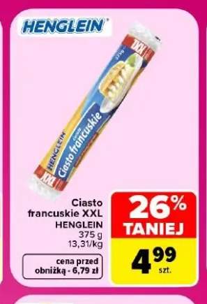 Ciasto francuskie XXL Henglein