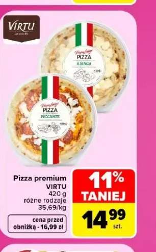 Pizza premium Papa Luigi Bianca Virtu +1 wariant