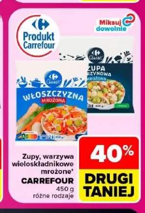 Włoszczyzna mrożona Carrefour +1 wariant