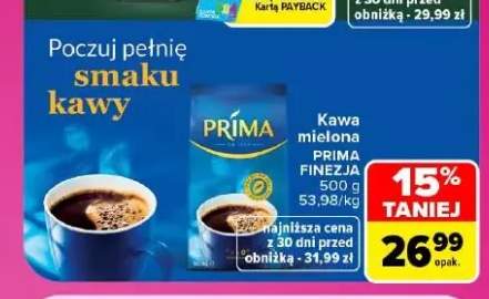 Kawa mielona Prima Finezja