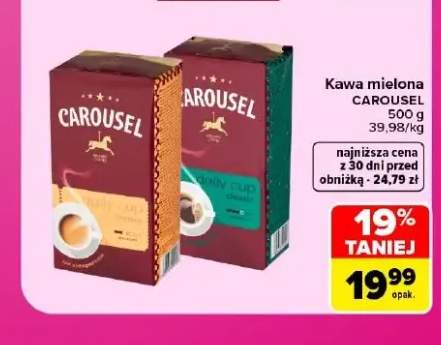 Kawa mielona Carousel Daily Cup Crema +1 wariant