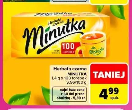 Herbata czarna Minutka