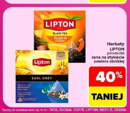 Herbata Lipton Tropical Fruits piramidki +1 wariant
