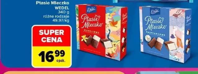 Ptasie Mleczko waniliowe E.Wedel +1 wariant