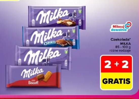 Czekolada Milka LU +3 warianty