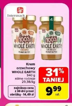 Krem orzechowy Whole Earth crunchy +1 wariant