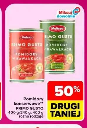 Pomidory konserwowe w kawałkach Primo Gusto +1 wariant