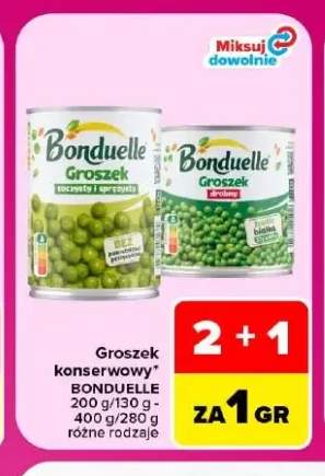 Groszek konserwowy soczysty i sprężysty Bonduelle +1 wariant