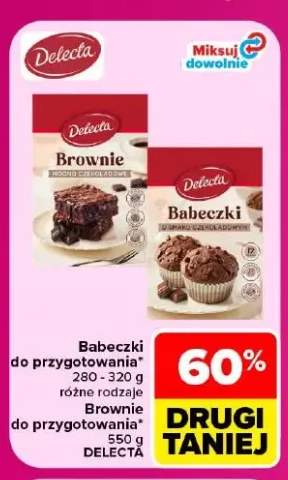 Babeczki do przygotowania Delecta +1 wariant