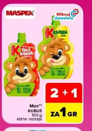 Mus Kubuś jabłko banan truskawka marchew +1 wariant