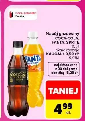 Napój gazowany Coca-Cola +2 warianty