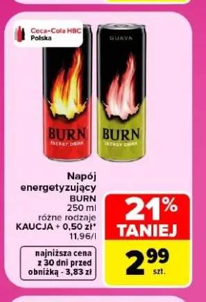 Napój energetyzujący Burn