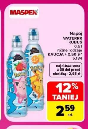 Napój Waterrr Kubuś