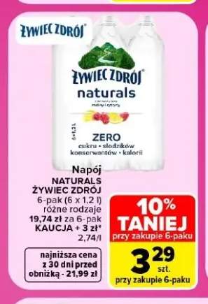 Napój Naturals Żywiec Zdrój 6-pak
