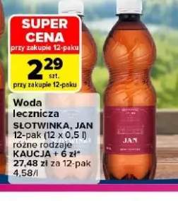 Woda niegazowana lecznicza Słotwinka 12-pak +1 wariant
