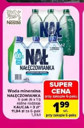 Woda mineralna Nałęczowianka 6-pak