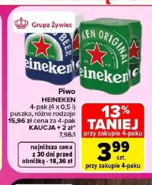 Piwo Heineken 4-pak