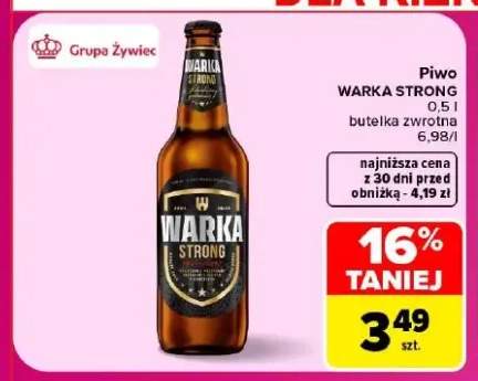 Piwo Warka Strong