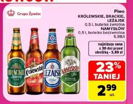 Piwo Królewskie +3 warianty