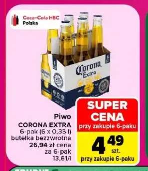 Piwo Corona Extra 6-pak 330 ml