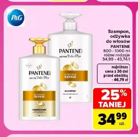 Szampon do włosów Pantene Intensive Repair +1 wariant