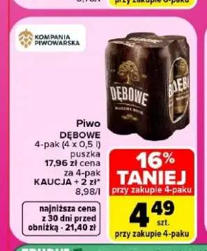 Piwo Dębowe 4-pak