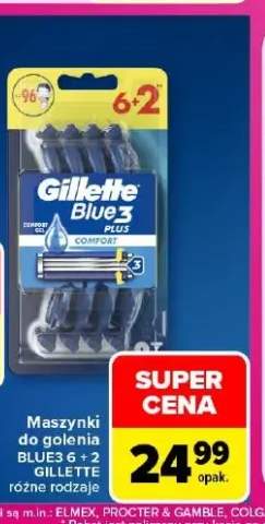 Maszynki do golenia Blue3 6+2 Gillette