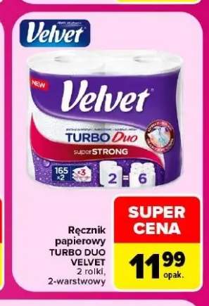 Ręcznik papierowy Turbo Duo Velvet 2-warstwowy