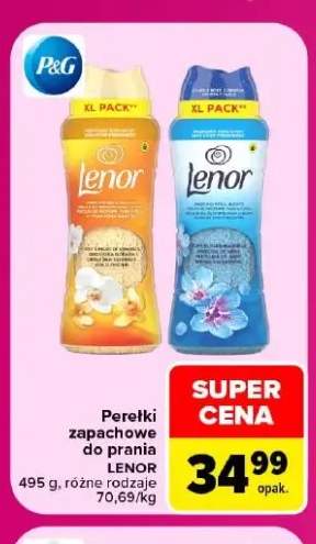 Perełki zapachowe do prania Lenor Gold Orchid +1 wariant