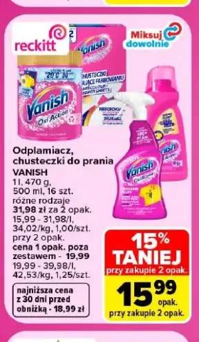 Odplamiacz Vanish +1 wariant
