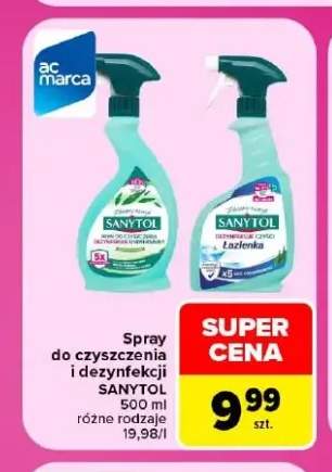 Spray do czyszczenia i dezynfekcji Sanytol