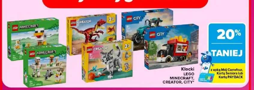 Klocki LEGO Minecraft, Creator, City