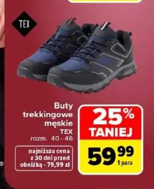 Buty trekkingowe męskie TEX
