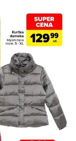 Kurtka damska błyszcząca