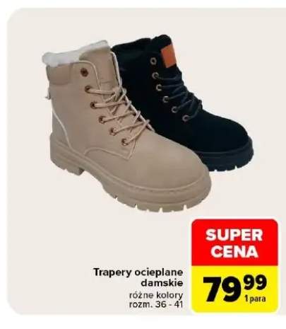 Trapery ocieplane damskie