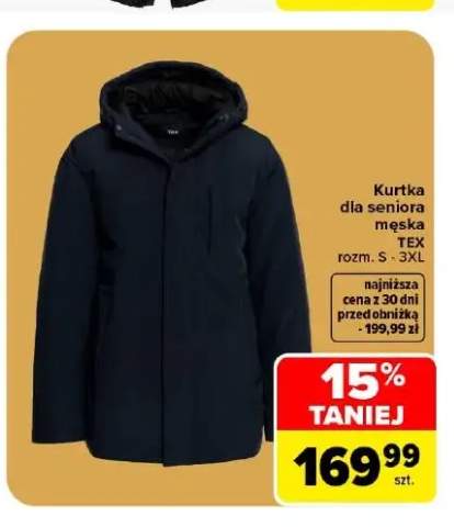 Kurtka dla seniora męska TEX