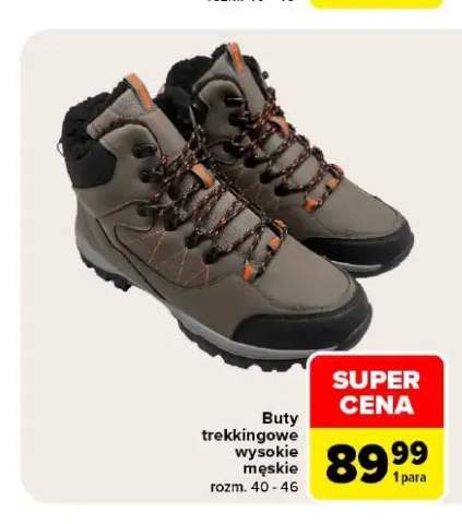 Buty trekkingowe wysokie męskie