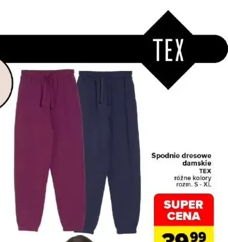 Spodnie dresowe damskie TEX