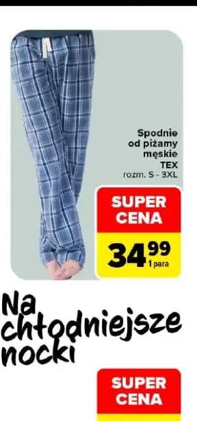 Spodnie od piżamy męskie TEX