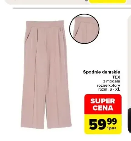 Spodnie damskie TEX z modalu