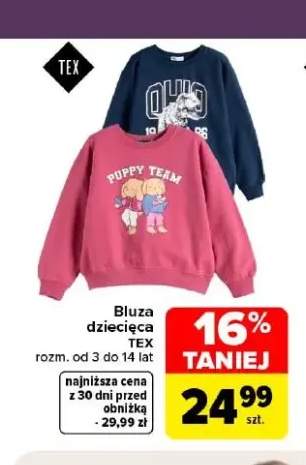 Bluza dziecięca TEX