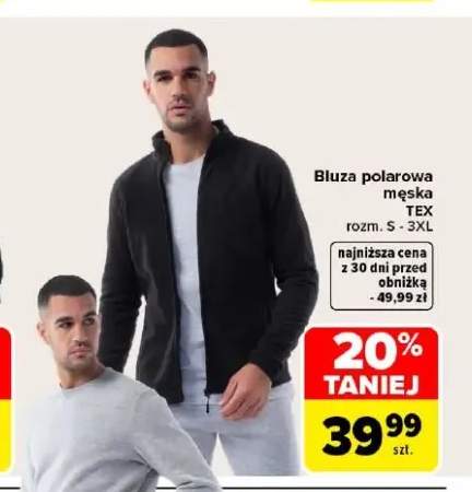 Bluza polarowa męska TEX