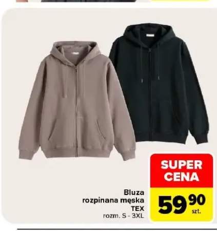 Bluza rozpinana męska TEX