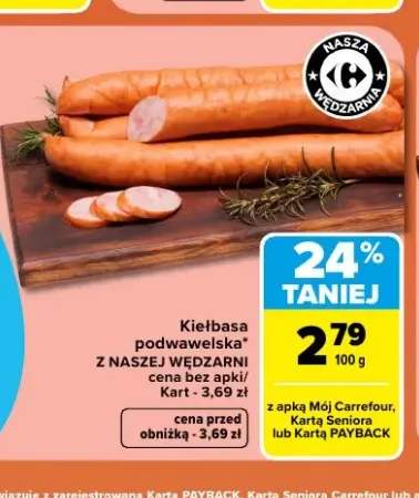 Kiełbasa podwawelska Nasza Wędzarnia